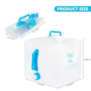 FEIWOOD GEAR Collapsible 5 Gallon Water Container