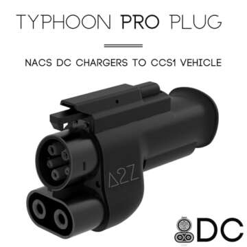 Typhoon PRO | V2 | NACS DC Chargers to CCS1 Adapter | 500A | 1000V | DC | 12 Months Warranty