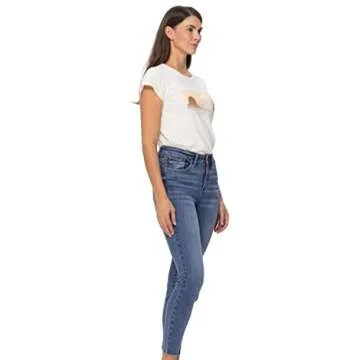 Judy Blue High Waist Embroidered Pocket Jeans Style 88259
