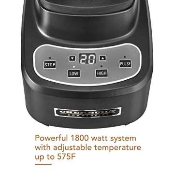 CHEF-BUILT 3.5 HP Commercial Power Blender with 64 Ounce Capacity