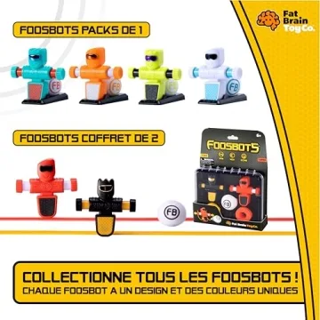 Foosbots 2-Pack Engaging Tabletop Game for Kids