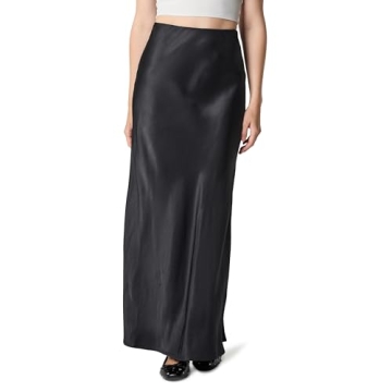 Drop Women’s Alya Silky Slip Maxi Skirt - Elegant & Versatile Fashion