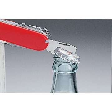 Victorinox Swiss Army Huntsman Pocket Knife w/Pouch, Red, 91mm