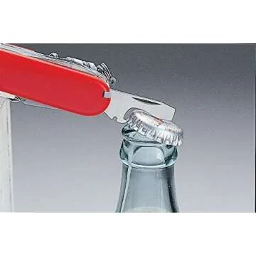 Victorinox Swiss Army Huntsman Pocket Knife w/Pouch, Red, 91mm