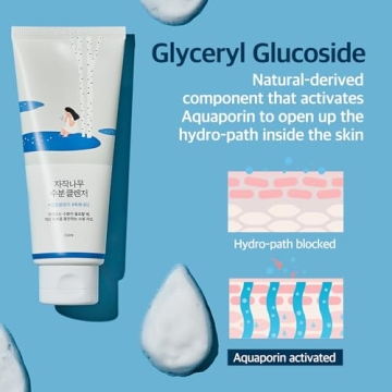 Gentle ROUND LAB Birch Juice Cleanser for Hydrated Skin