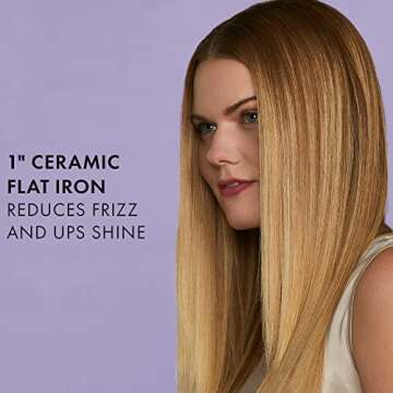 HOT TOOLS Pro Signature Digital Ceramic Flat Iron, 1 Inch