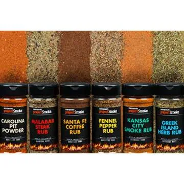 6 Pack BBQ Spice Rubs - Perfect for Grill Lovers