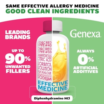 Genexa Kids Allergy Relief, Natural Ingredients & No Dyes