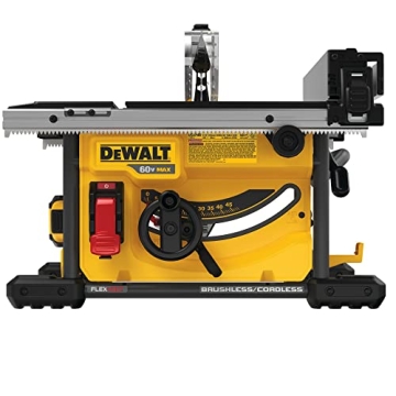 DEWALT FLEXVOLT 60V MAX Table Saw Perfect for Woodworking