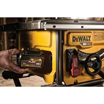 DEWALT FLEXVOLT 60V MAX Table Saw Perfect for Woodworking