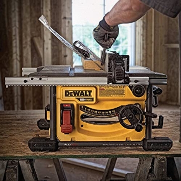 DEWALT FLEXVOLT 60V MAX Table Saw Perfect for Woodworking