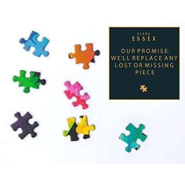 Elena Essex Puzzles for Adults 1000 Pieces - Kites at Dusk | Jigsaw Puzzles | 1000 Piece Puzzle | Colourful Sunset Landscape Puzzle | Puzzles Size 20x28 inches