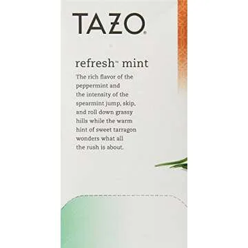 Tazo Tea Refresh Mint 0.8 oz/24g 20 filterbags