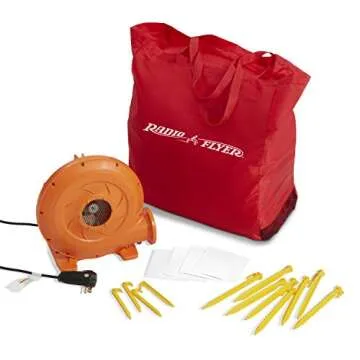 Radio Flyer Backyard Bouncer JR, Bounce House, Inflatable Jumper with Air Blower | Ages 2-8 Years (Amazon Exclusive)