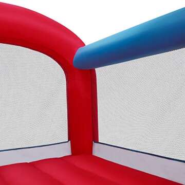 Radio Flyer Backyard Bouncer JR, Bounce House, Inflatable Jumper with Air Blower | Ages 2-8 Years (Amazon Exclusive)