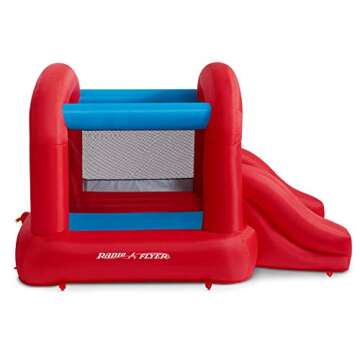 Radio Flyer Backyard Bouncer JR, Bounce House, Inflatable Jumper with Air Blower | Ages 2-8 Years (Amazon Exclusive)
