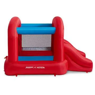 Radio Flyer Backyard Bouncer JR, Bounce House, Inflatable Jumper with Air Blower | Ages 2-8 Years (Amazon Exclusive)