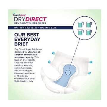 Dry Direct Super Brief - Ultimate Comfort and Absorbency