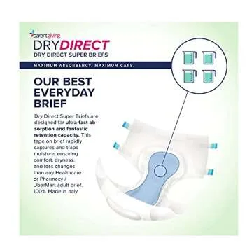 Dry Direct Super Brief - Ultimate Comfort and Absorbency