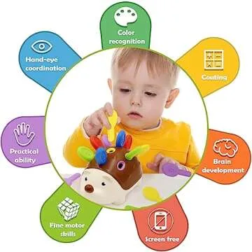 Baby Toys for 1 Year Old Boy Girl,Toddler Toys Fine Motor Skills Games Counting and Sorting,Kids Edu...