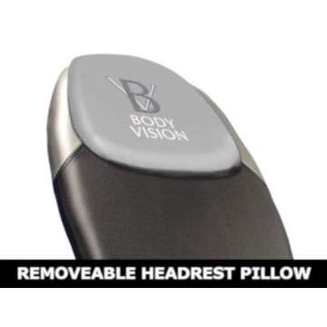 Body Vision IT9550 Deluxe Inversion Table with Adjustable Head Pillow & Lumbar Support Pad, Gray - Heavy Duty up to 250 lbs