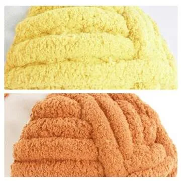 MABOZOO Chunky Yarn for Crocheting 8 Pack, Fluffy Jumbo Chenille Yarn,Soft Plush Yarn Bulky,Giant Thick Fuzzy Yarn for Hand Knitting or Arm Knitting