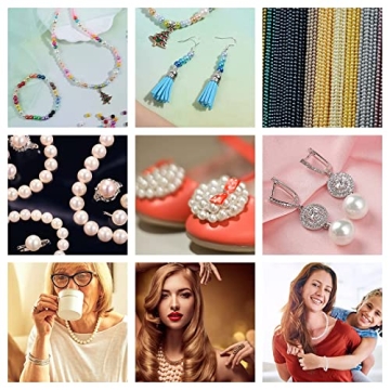 Anezus 1960PCS Pearl Beads Set - 28 Colors for Crafts