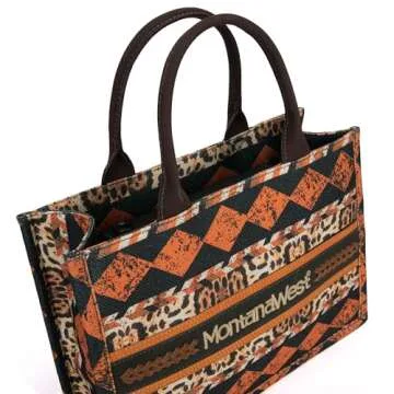 Montana West Western Crossbody Bags for Women Medium Tote Bags Boho Purse for Women Satchel Handbags MW01G-8120SLP