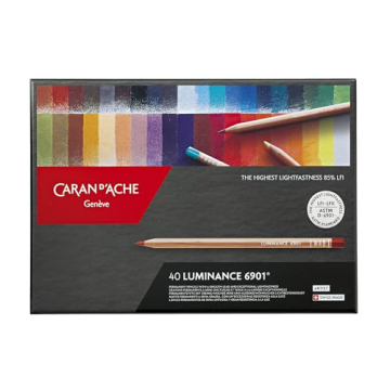 Caran D'ache Luminance Colored Pencils 40 Count Set