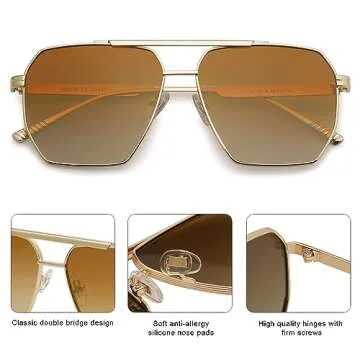 Stylish SOJOS Oversized Polarized Sunglasses for Any Occasion