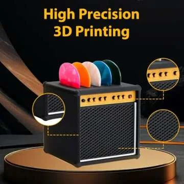 HETOETF Guitar Picks Holder Box - Amp Styled Design