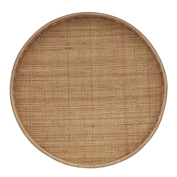 FINECASA Rattan Coffee Table Boho Chic Living Room