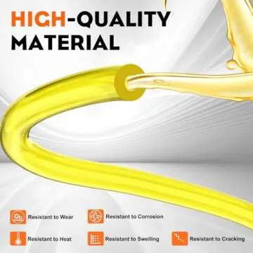 Hipa 4 Size Gas Fuel Line Hose Tubing for Small Engines