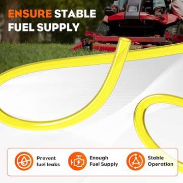 Hipa 4 Size Gas Fuel Line Hose Tubing for Small Engines