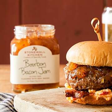 Stonewall Kitchen Bourbon Bacon Jam, Pack of 2 - Sweet & Savory Bliss