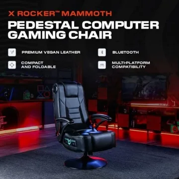 X Rocker Mammoth Bluetooth Gaming Chair with Foldable Design