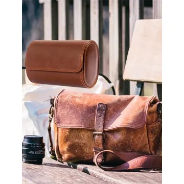 Mr.Okay 2 Watch Travel Case - Luxury Leather Organizer