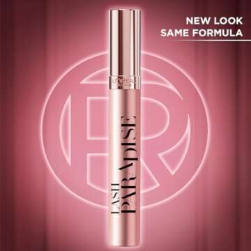 L'Oreal Paris Makeup Voluminous Lash Paradise Mascara, Black Brown, 2 Count, Soft Full Lashes, No Cl...