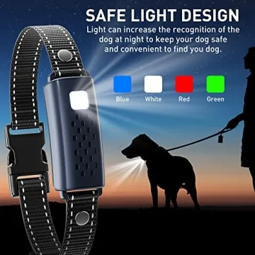 4000FT Dog Shock Collar with Remote and Flashing Light