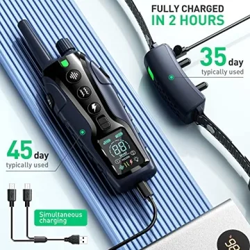 4000FT Dog Shock Collar with Remote and Flashing Light