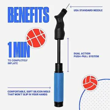 SPORTBIT Ball Pump - Quick Inflating System for All Balls