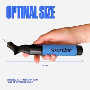 SPORTBIT Ball Pump - Quick Inflating System for All Balls