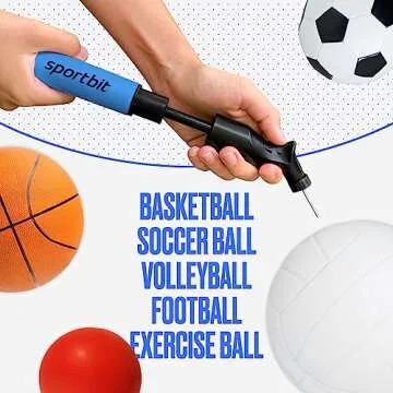SPORTBIT Ball Pump - Quick Inflating System for All Balls