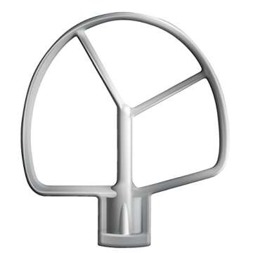 Cuisinart Stand Mixer, 12 Speed, 5.5 Quart Stainless Steel Bowl, Chef’s Whisk, Mixing Paddle, Dough Hook, Splash Guard w/ Pour Spout, White Linen, SM-50, Manual