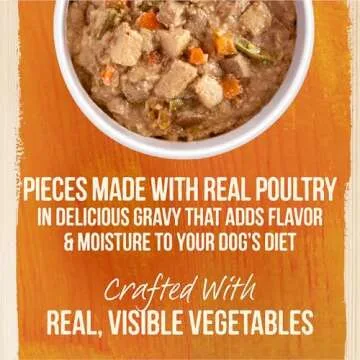 Merrick Grain Free Wet Dog Food, Premium Gluten Free Canned Adult Dog Food, Thanksgiving Day Dinner ...