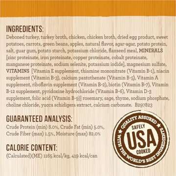 Merrick Grain Free Wet Dog Food, Premium Gluten Free Canned Adult Dog Food, Thanksgiving Day Dinner - (Pack of 12) 12.7 oz. Cans