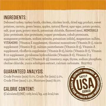 Merrick Grain Free Wet Dog Food, Premium Gluten Free Canned Adult Dog Food, Thanksgiving Day Dinner - (Pack of 12) 12.7 oz. Cans