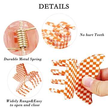 Chic Ahoney Butterfly Claw Clips for All Hair Types - Y2K Style