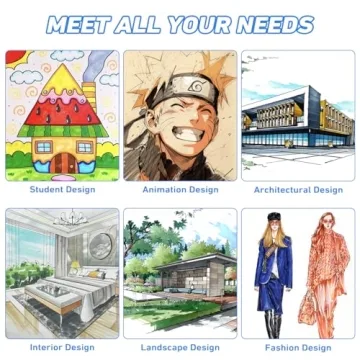 Vibrant Zmcik 80 Colors Dual Tip Alcohol Markers Set