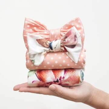 Swaddle & Headband Set for Baby Girls - Photography